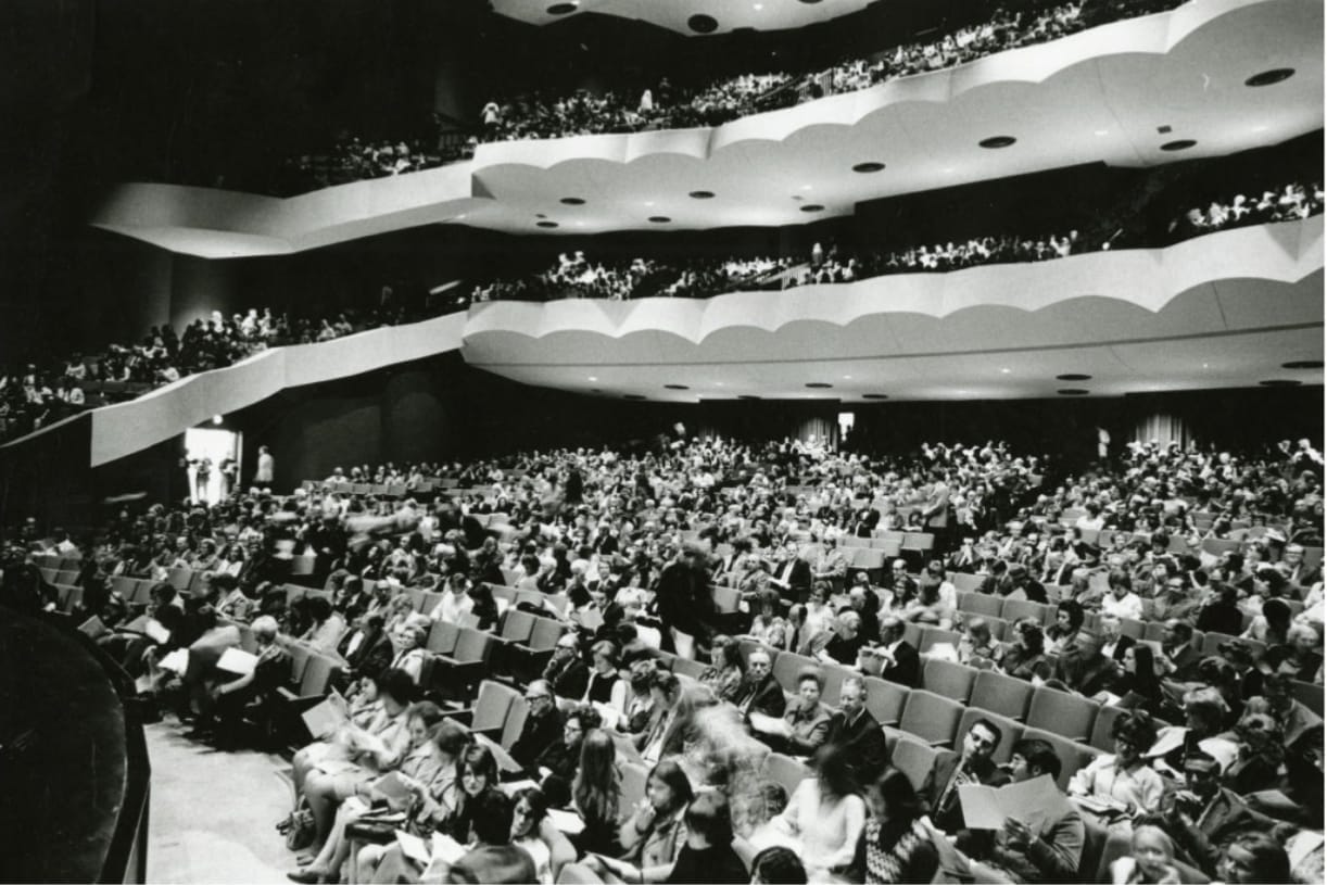 The Chester Fritz Auditorium in Grand Forks, N.D.,