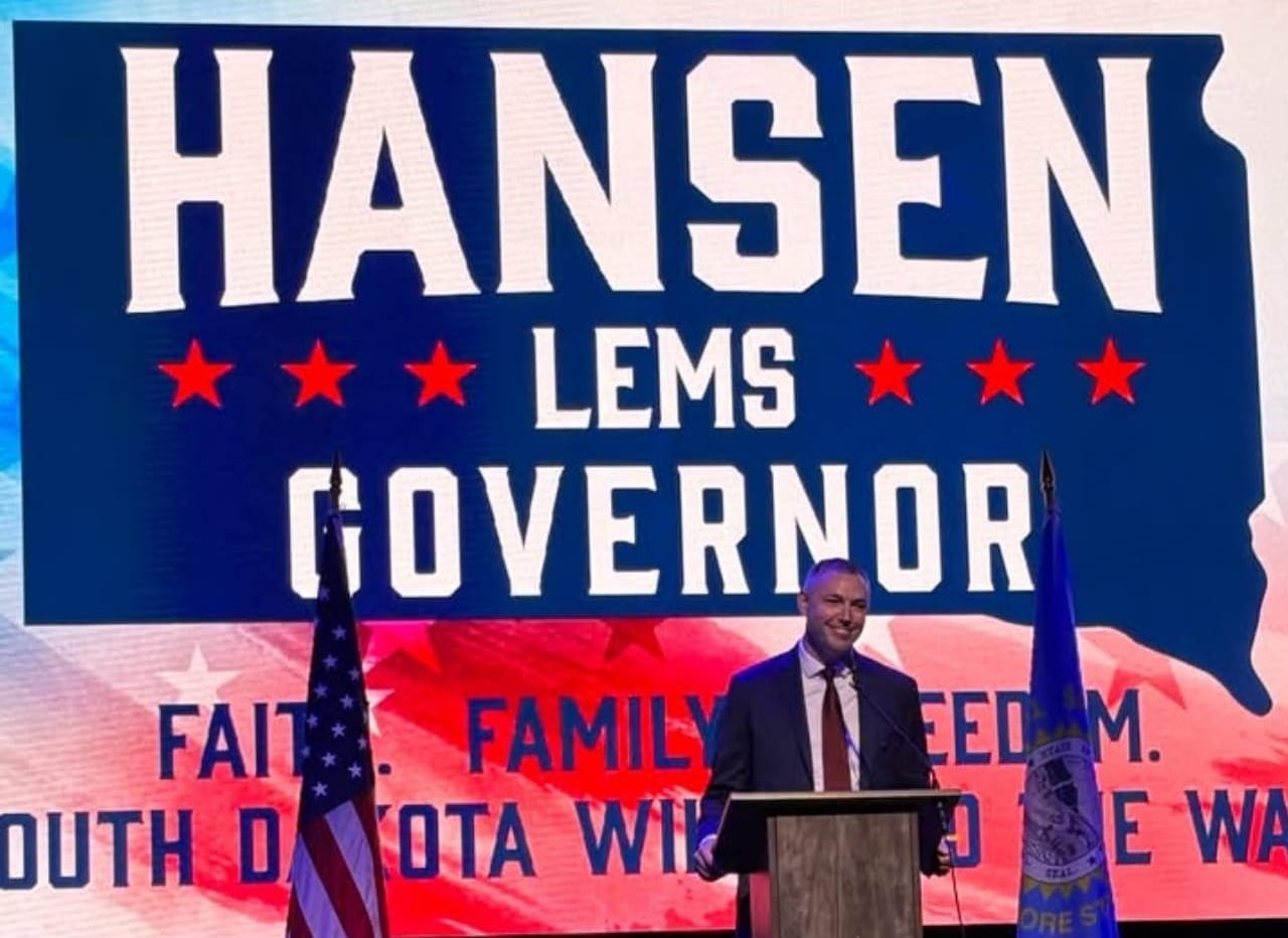 Republican state legislator and Speaker of the House Jon Hansen officially declared his candidacy for governor in a kickoff event at the South Dakota Military Heritage Alliance