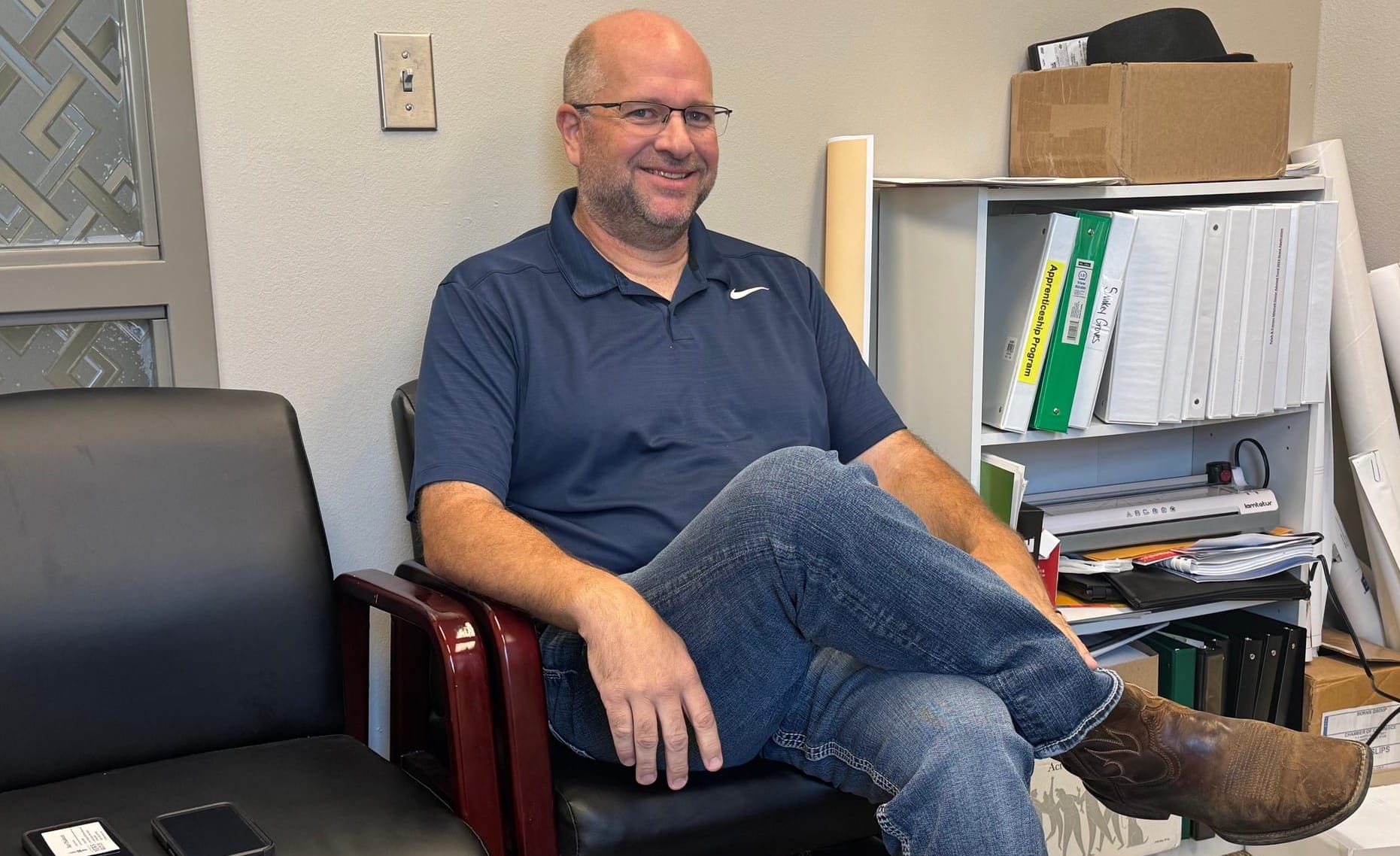Chamberlain, S.D., city administrator Clink Soulek, shown at city hall on Sept. 23, 2025,