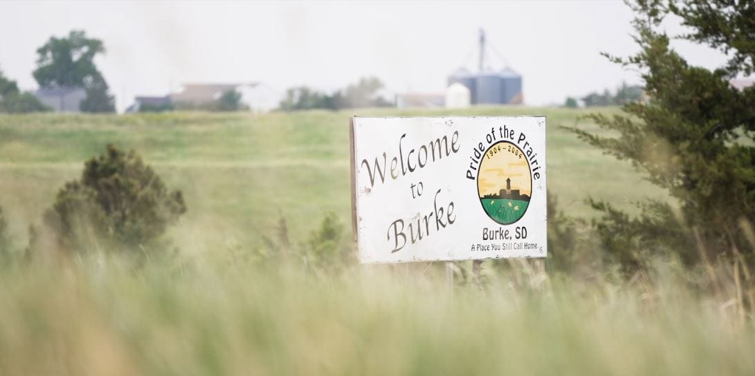 Burke, South Dakota, population 570, where Rachelle Norberg practices. (Photo: Rachelle Norberg)