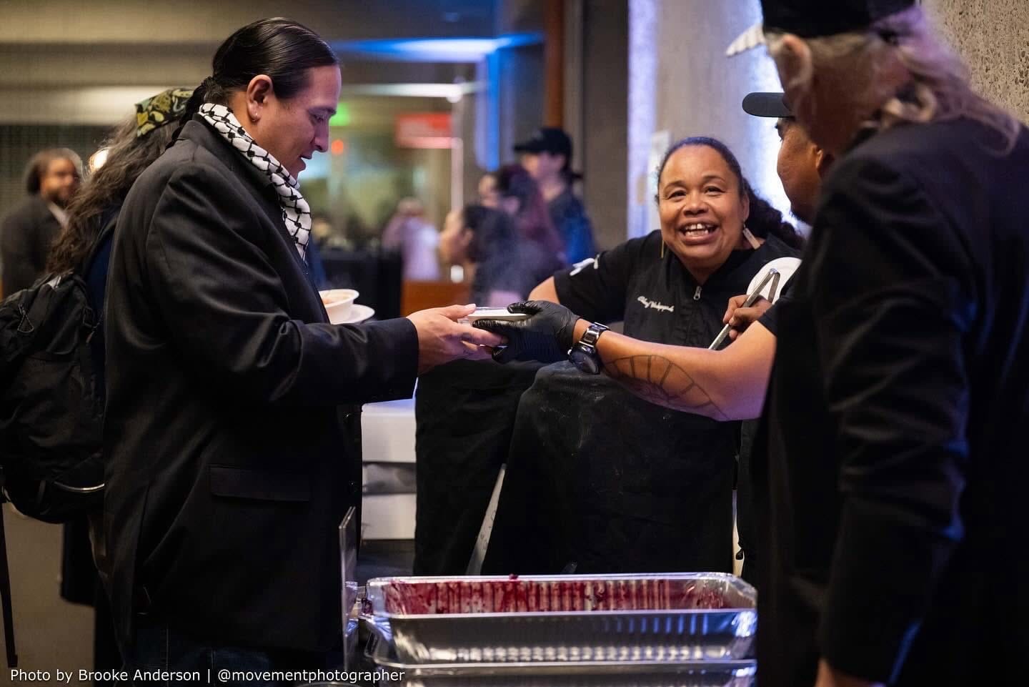 Nick Tilsen at an NDN Collective event. 