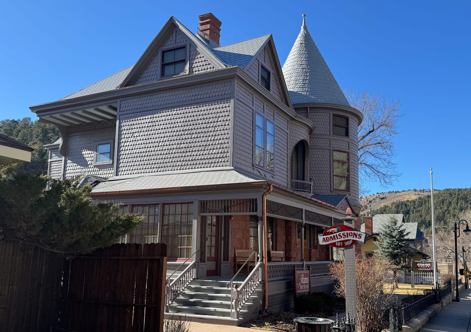 The historic Adams House Museum in Deadwood, S.D.