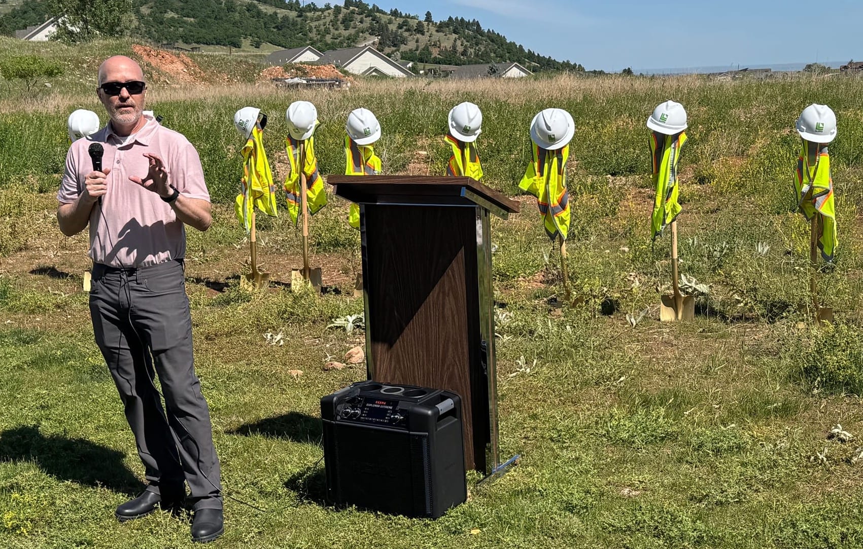Developer John Buxton speaks on June 5, 2026