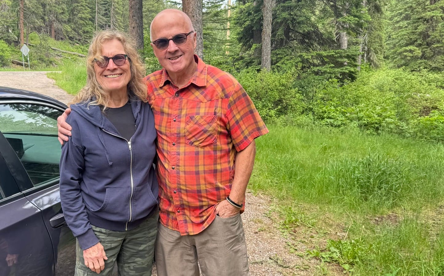 Colorado tourists Kay and Dan Rider enjoyed a drive on U.S. 85 i