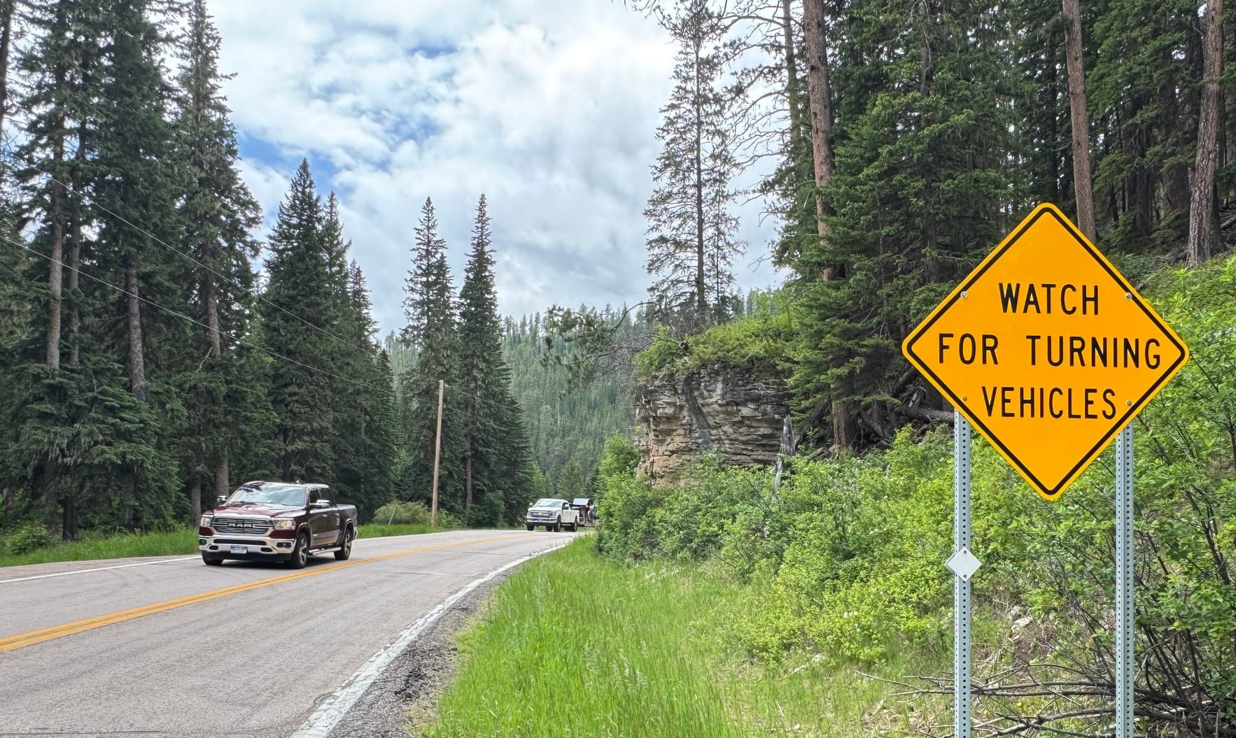 This westbound stretch of U.S. 85 in the northern Black Hills of South Dakota