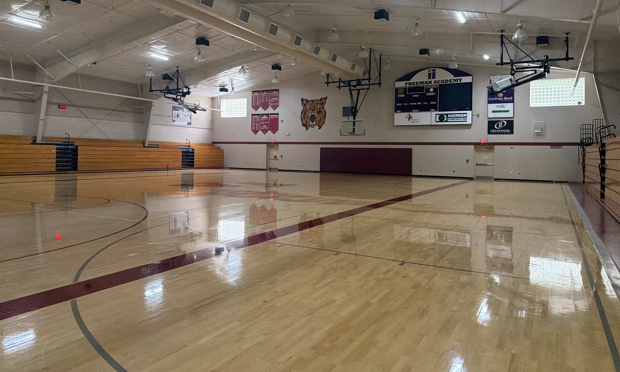 Freeman Academy's gym