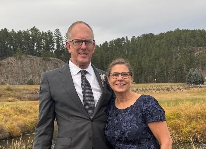 Dr. Daniel Petereit, pictured here with his wife, Jean. 