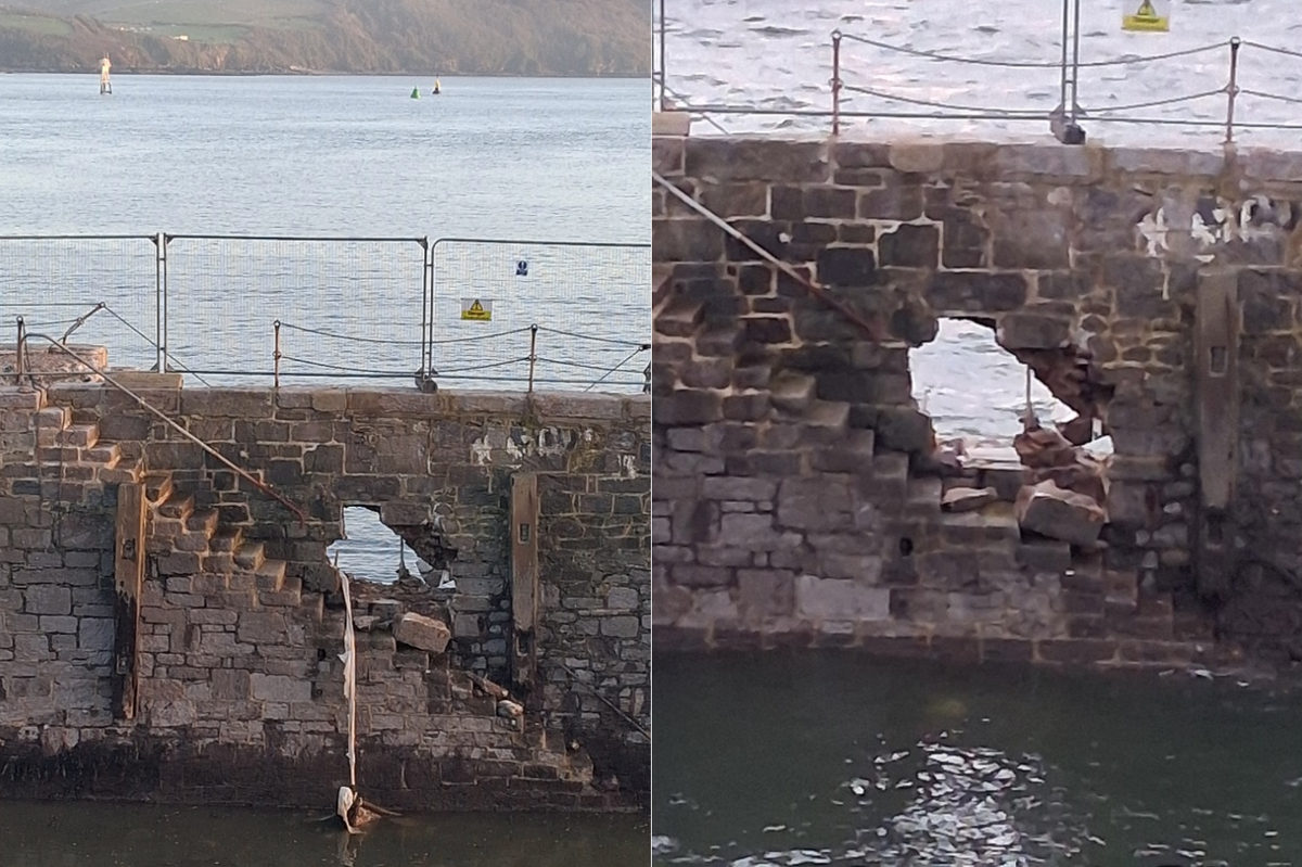 West Hoe Pier not expected to survive this week’s storms