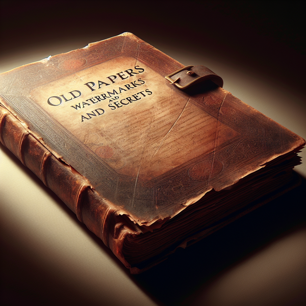 Les papiers anciens : filigranes et secrets