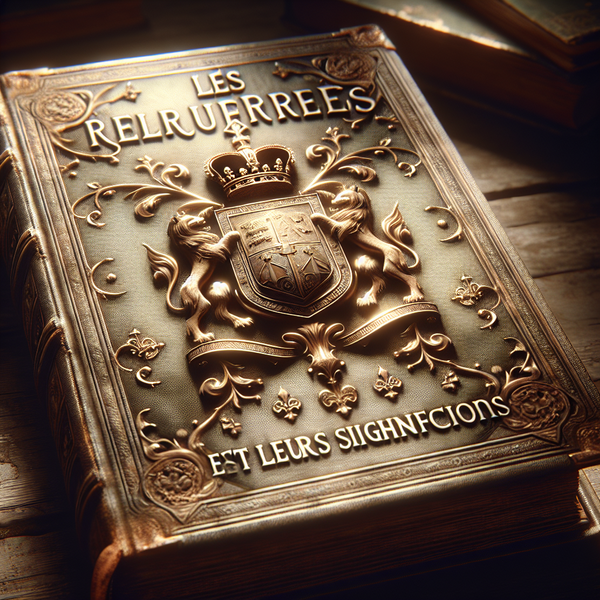 Les reliures armoriées et leurs significations : un voyage au cœur des livres anciens