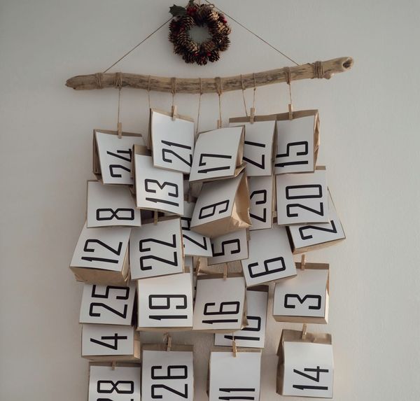 A calendar on the wall