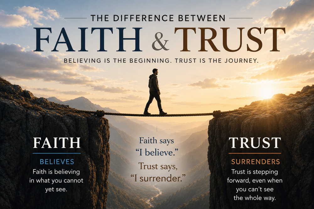The Difference Between Faith and Trust and Why it Matters