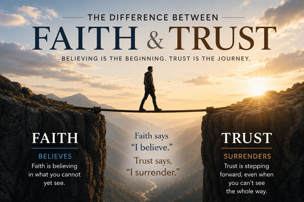 The Difference Between Faith and Trust and Why it Matters
