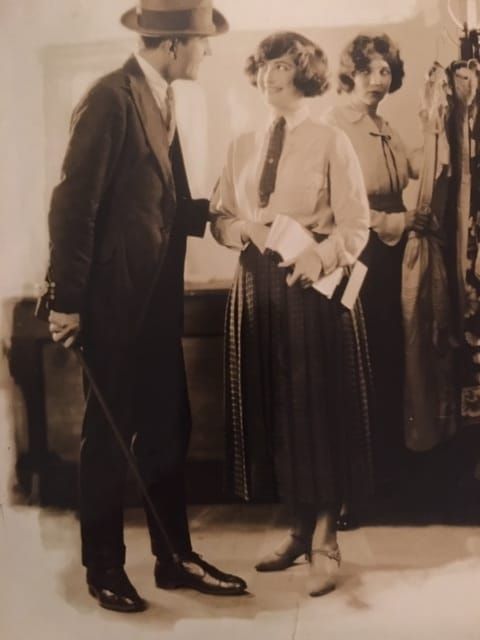 My Grandma Jessie modeling as an office girl for True Story magazine in the 1920s