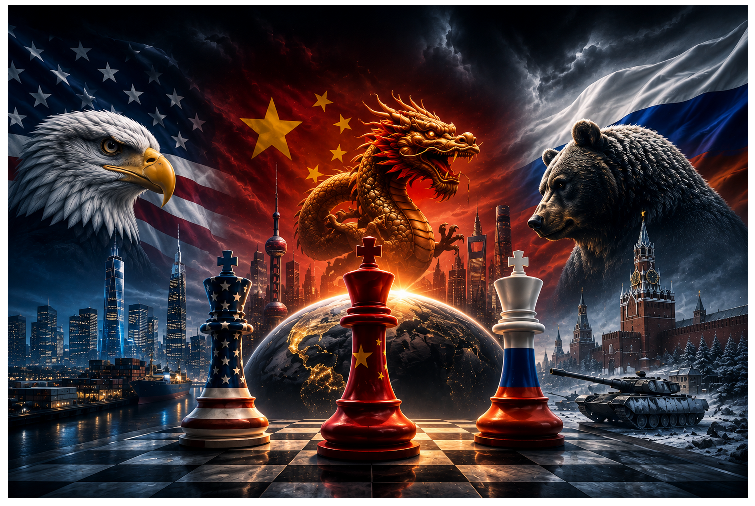 United States, China and Russia: Who Is Truly the World’s Leading Power?
