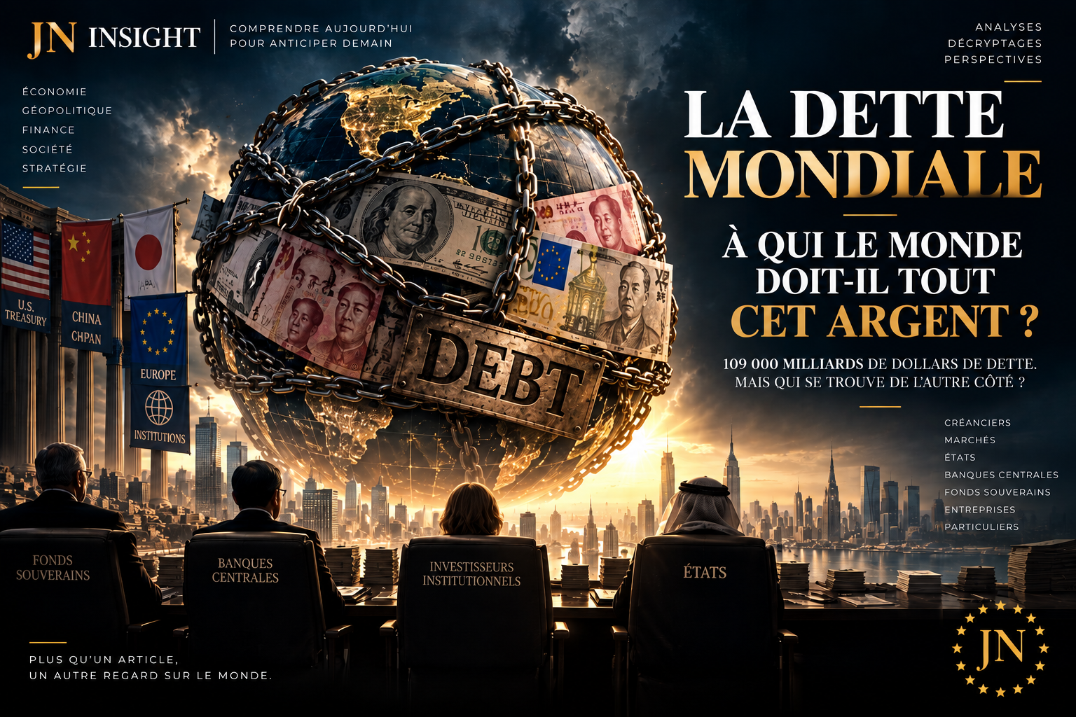 La dette mondiale : À qui le monde doit-il tout cet argent?