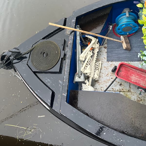 It’s me in a heap in a boat. How embarrassin!