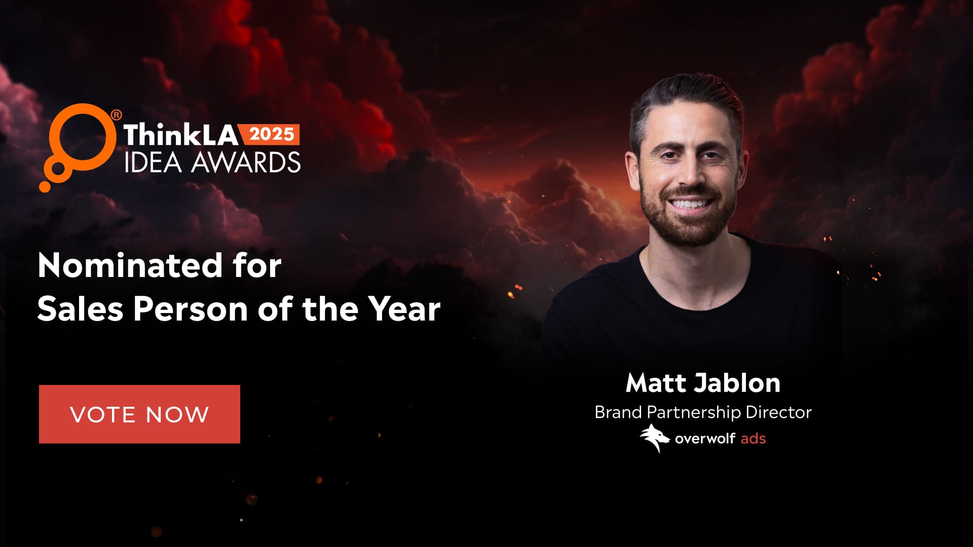 Overwolf's Matt Jablon Nominated for Sales Person of the Year 2025