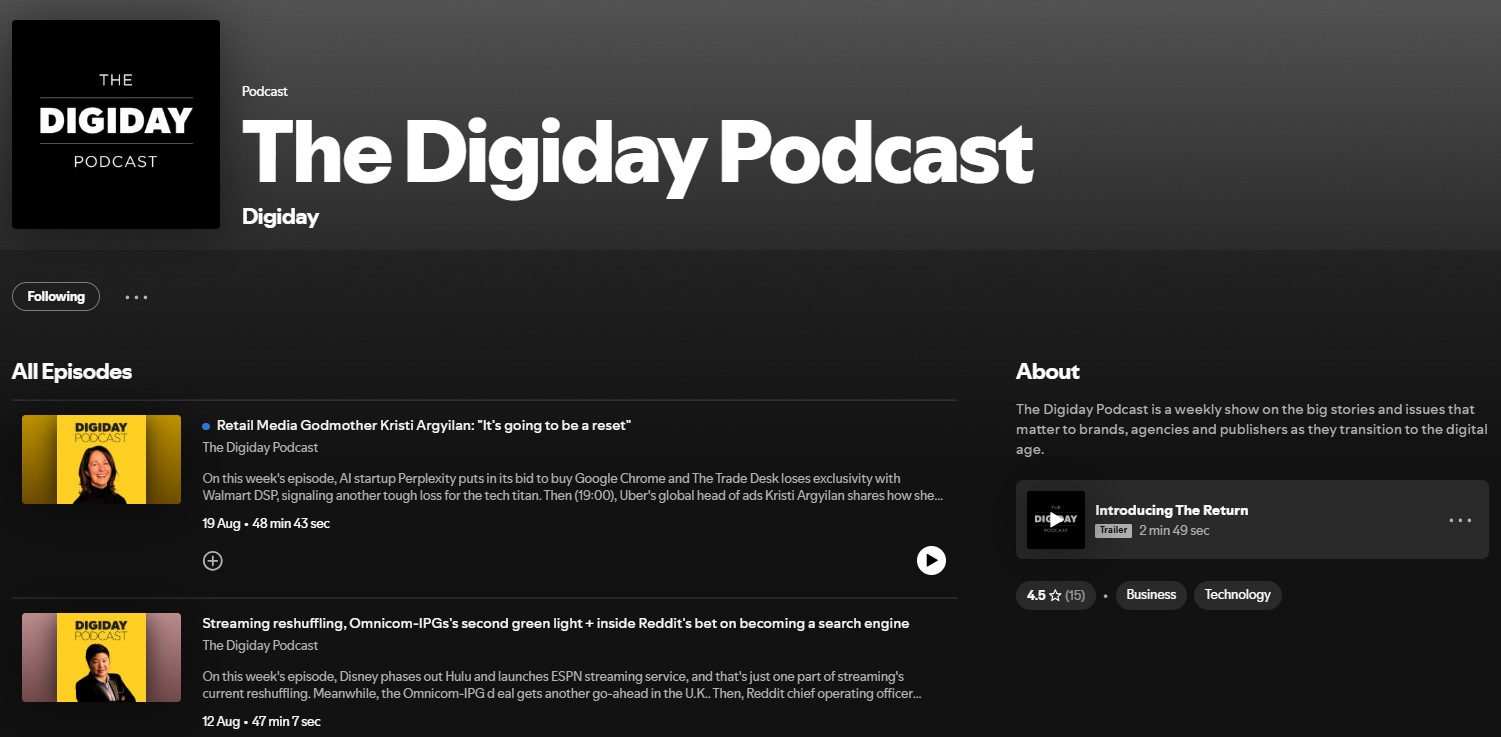 The Digiday Podcast by Digiday