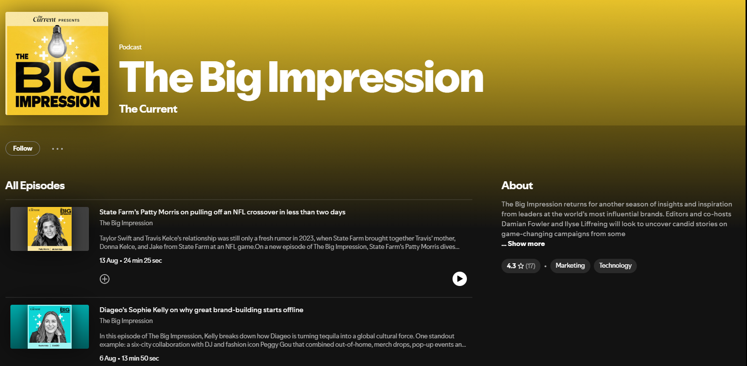 The Big Impression by The Current