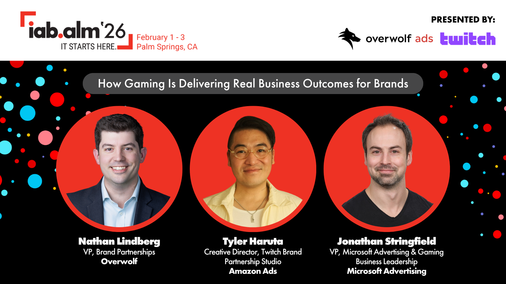 IAB ALM 2026: Overwolf, Twitch & Microsoft on Stage