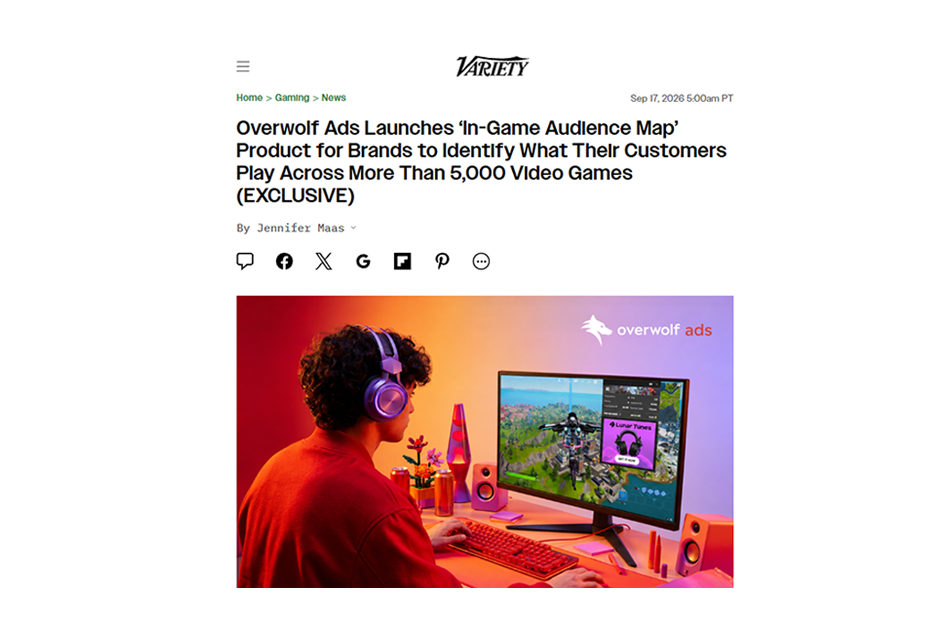 Overwolf Ads Launches the In-Game Audience Map