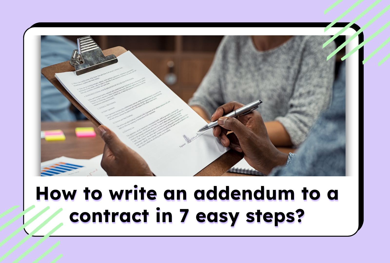 How to write a business contract for your company