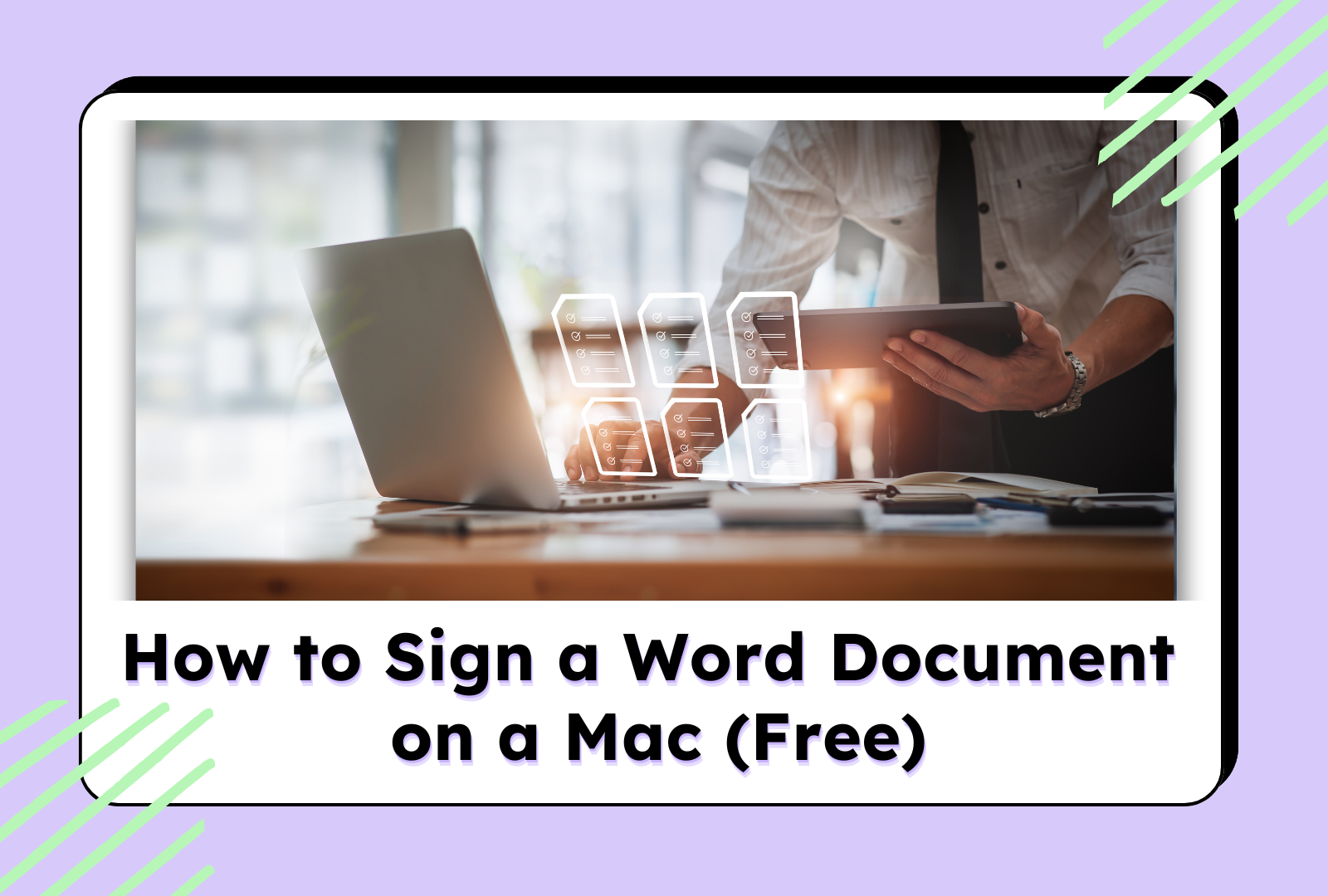 How to Sign a Word Document on a Mac (Free)