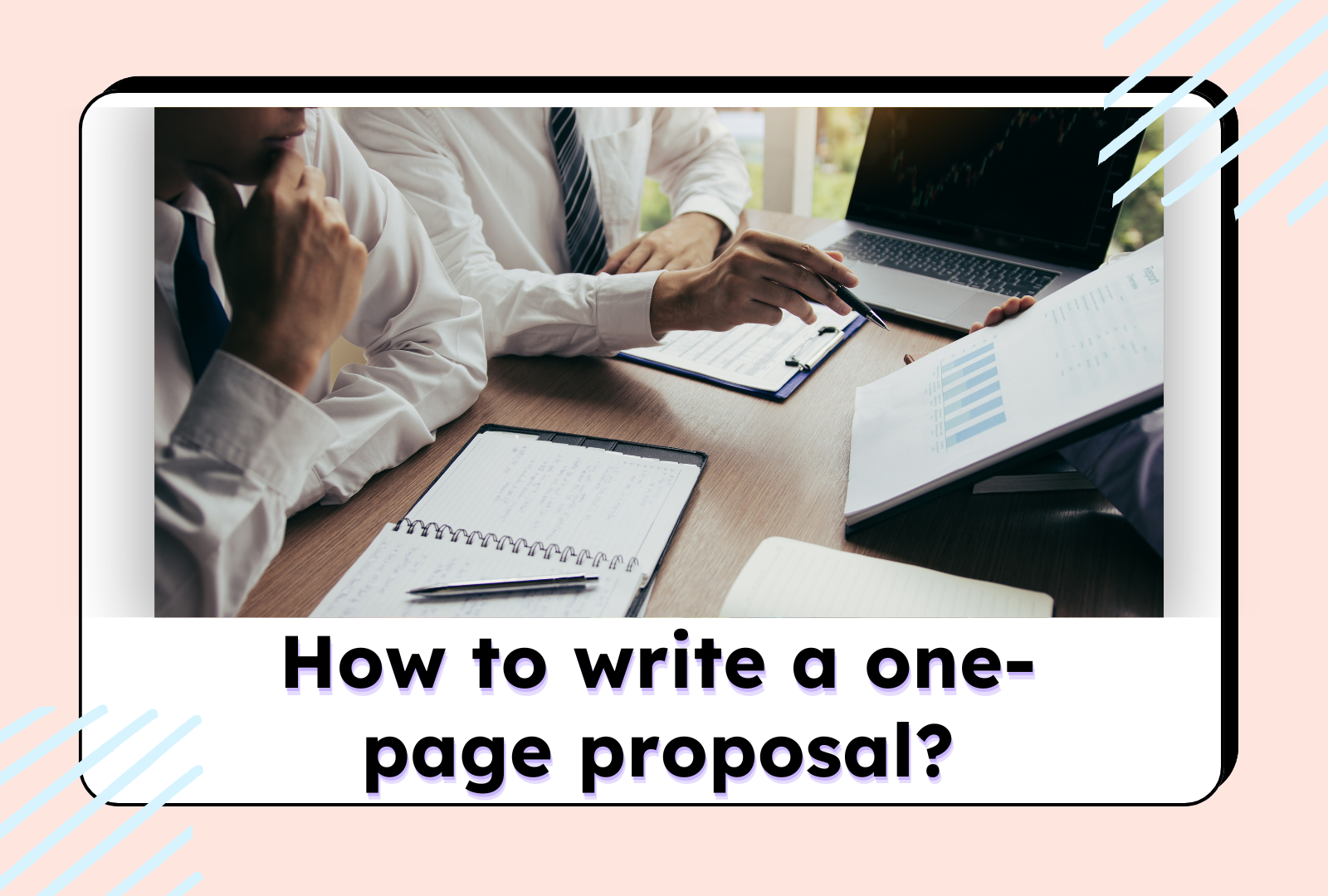 How to write a one-page proposal?