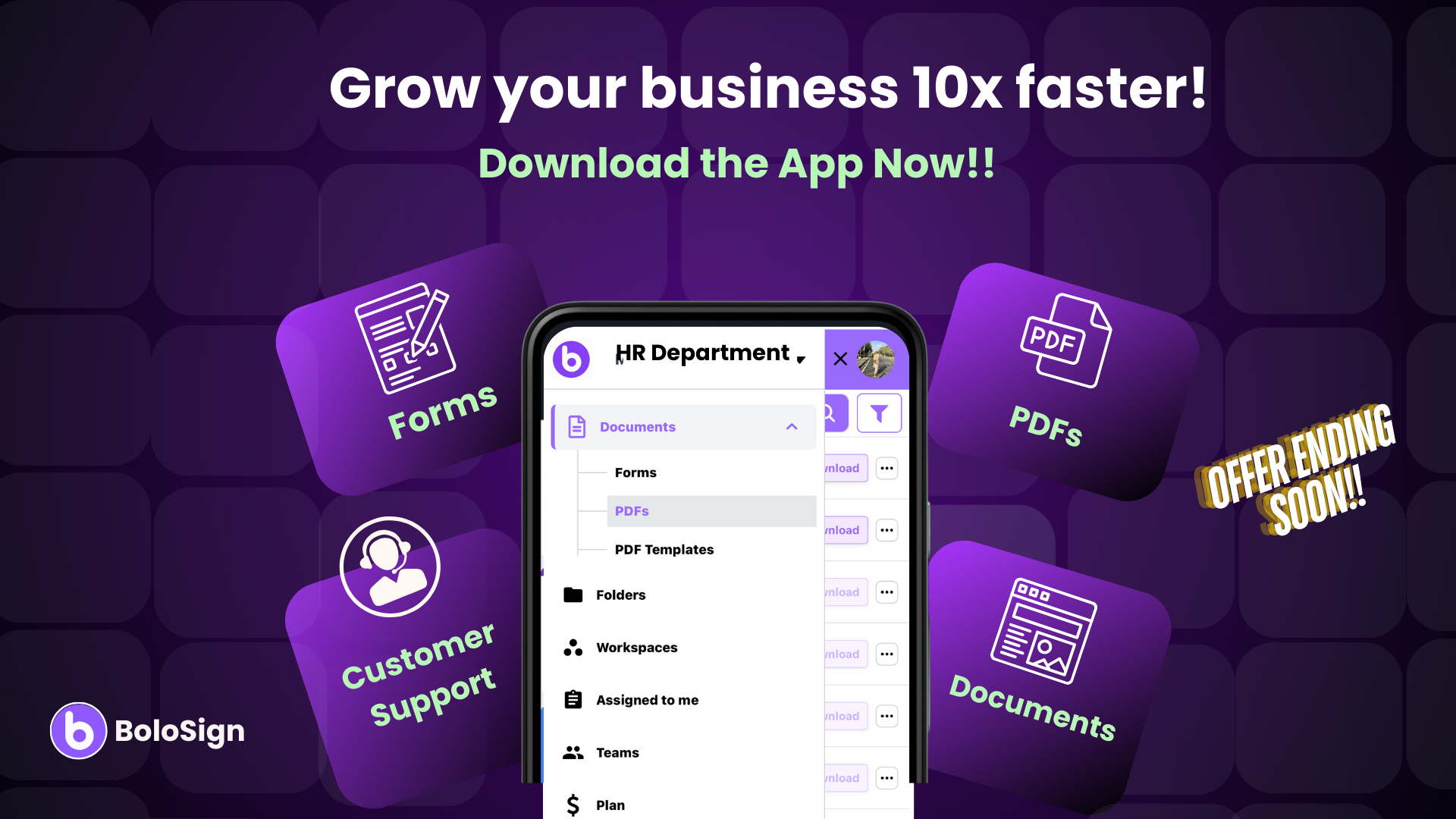 Download the eSignature App.