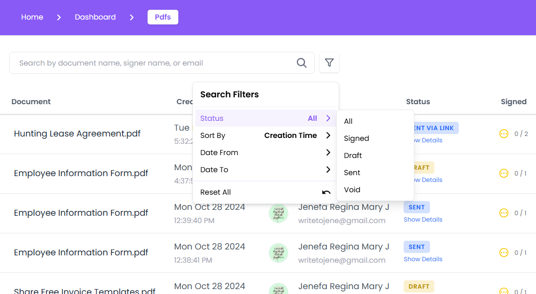 How BoloSign Helps in Document Tracking