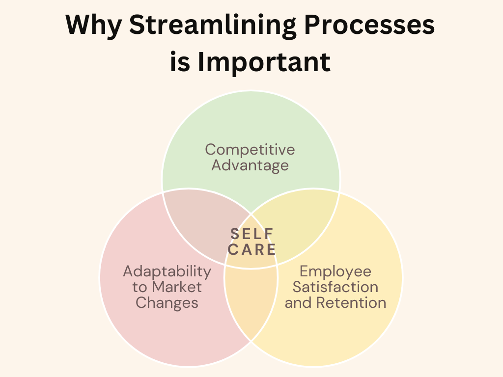 Infographics showing why Streamlining Processes is Important?