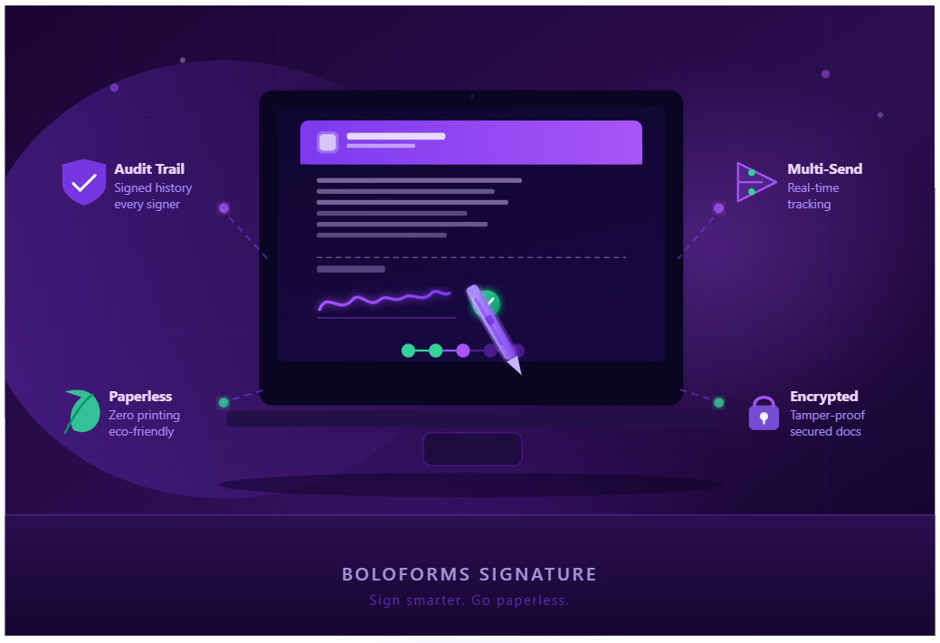Sign documents digitally with secure encryption, audit logs, and real-time tracking in one place.