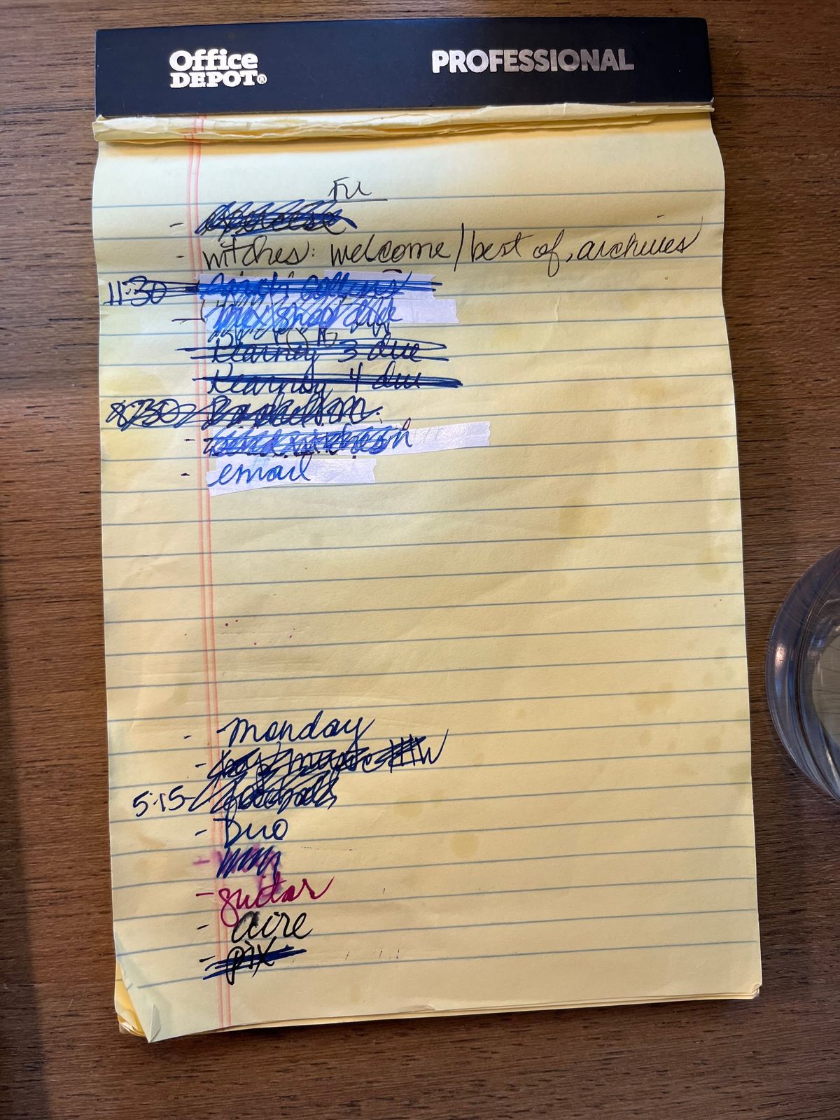 Subscriber issue: How do you stay on top of your sh*t?