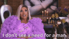 "Dump your husbands and be gay"