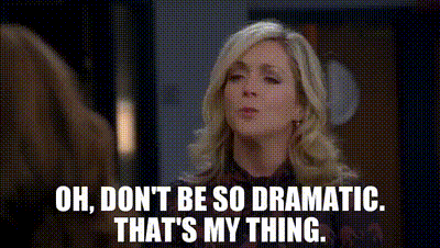 YARN | Oh, don't be so dramatic. That's my thing. | 30 Rock (2006) - S06E08  The Tuxedo Begins | Video gifs by quotes | 9064adec | 紗