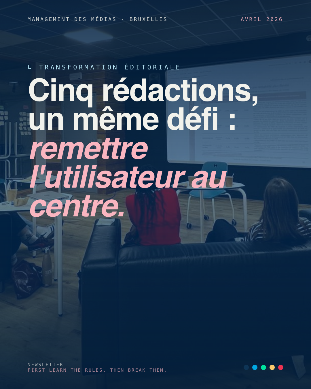 Quand les futurs managers des médias viennent prendre le pouls de Bruxelles