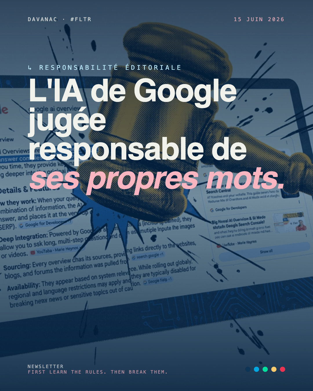 Quand l'IA de Google devient responsable de ses propres mensonges