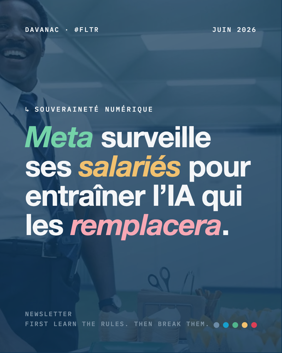 Meta surveille ses salariés pour entraîner l'IA qui les remplacera