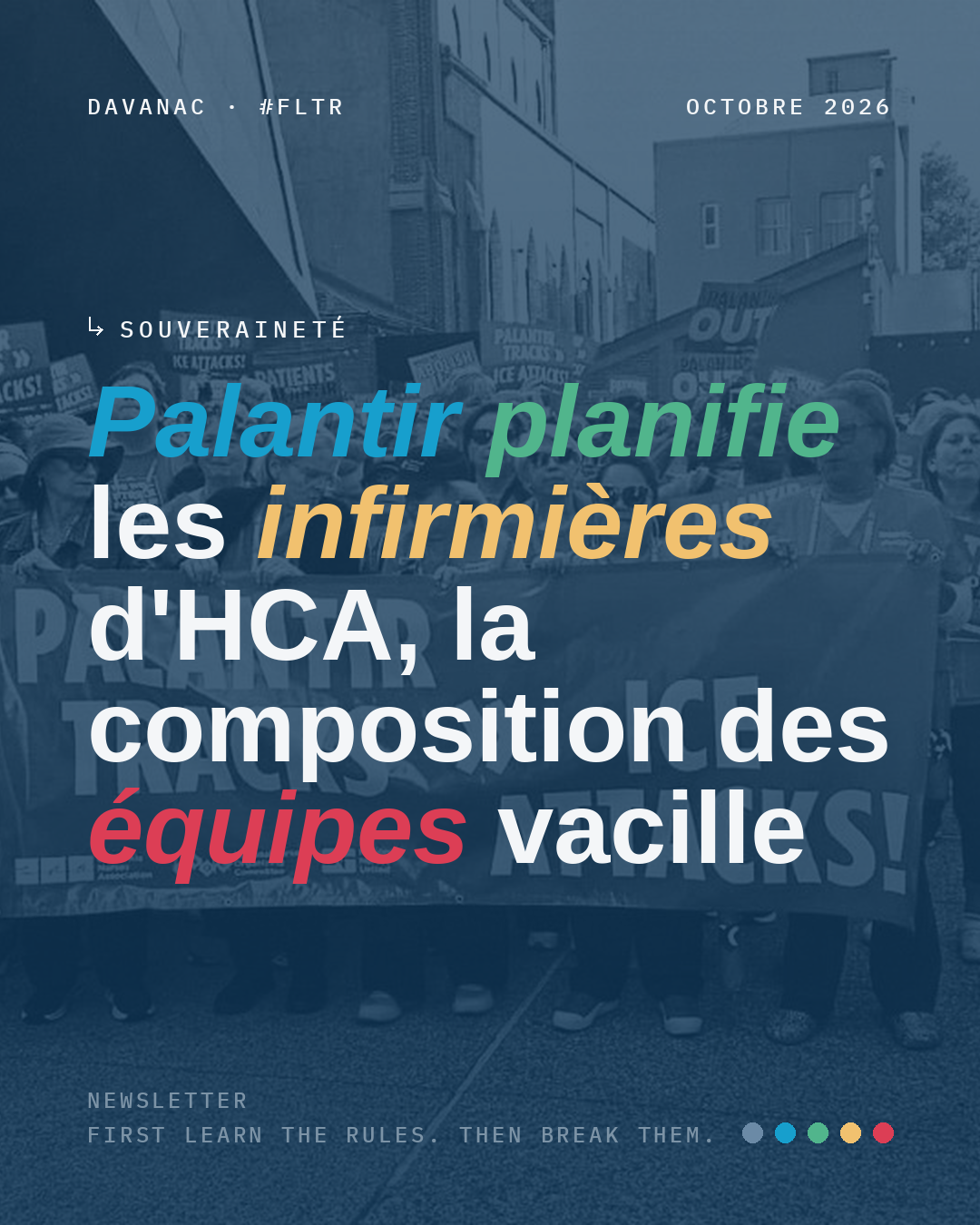 Palantir planifie les infirmières d'HCA, la composition des équipes vacille