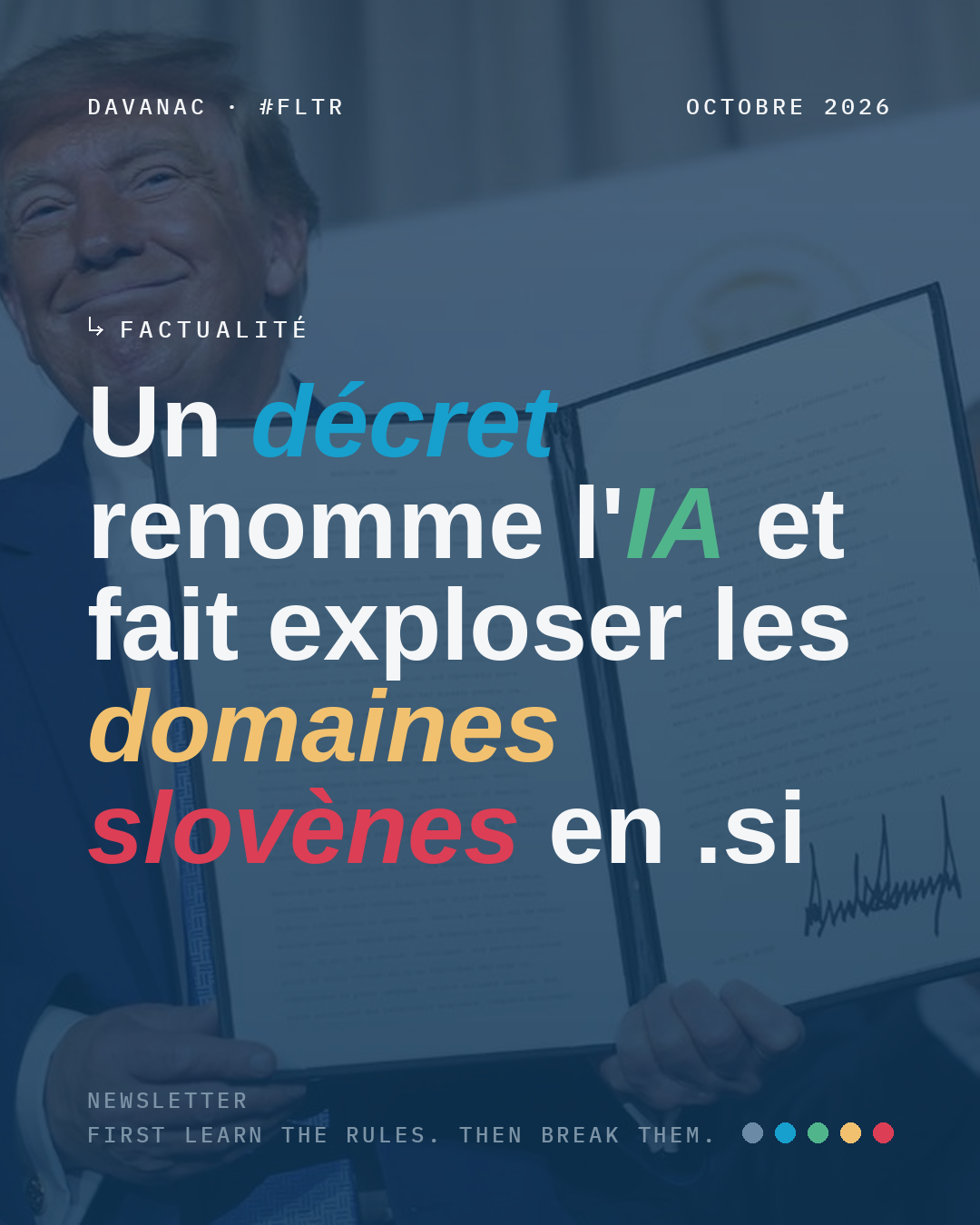 Un décret renomme l'IA et fait exploser les domaines slovènes en .si