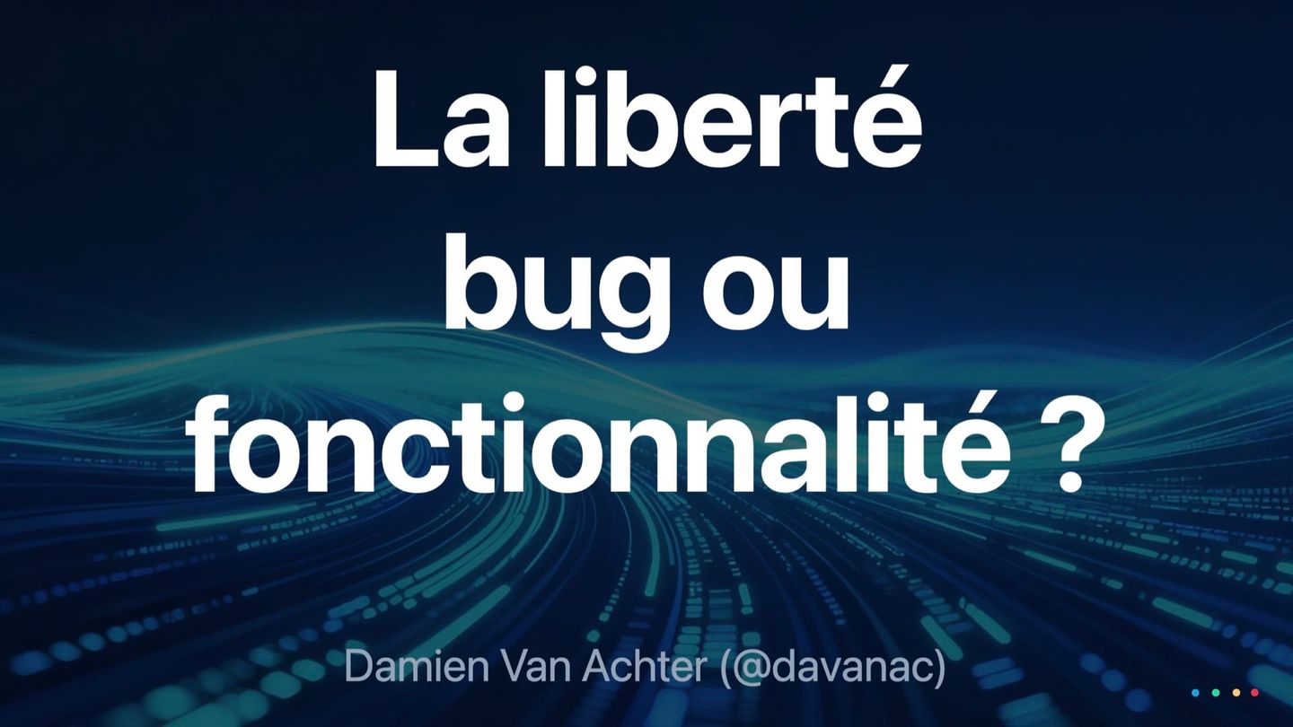 À l'ère des Big Tech, la liberté est-elle un bug ?