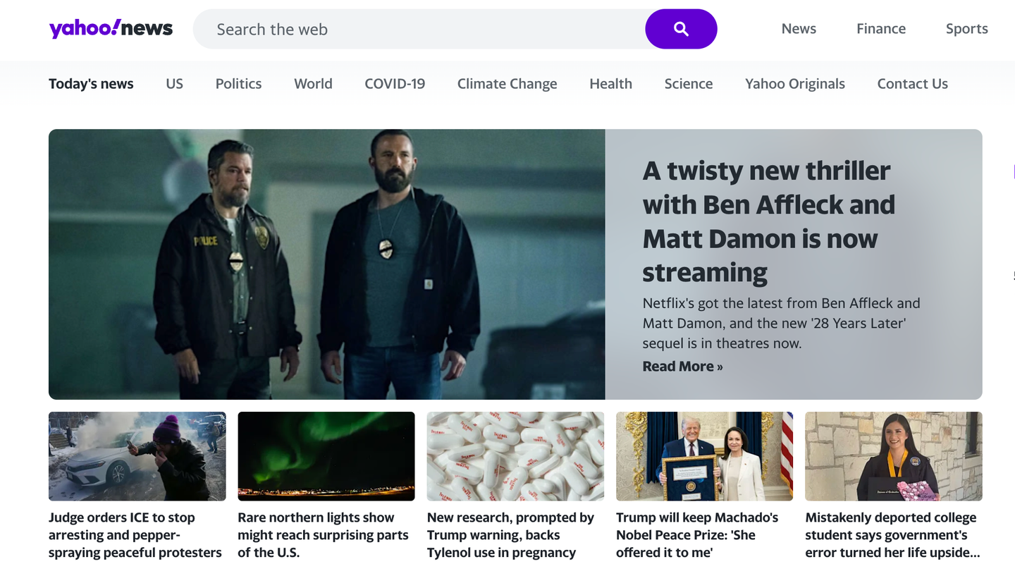 Yahoo News résiste à l'uniformisation algorithmique par l'humain