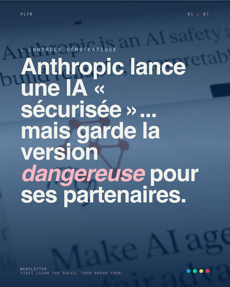 Entretien RFI: Anthropic et Mythos: «Le vrai enjeu, c'est le contrôle démocratique de ces modèles»