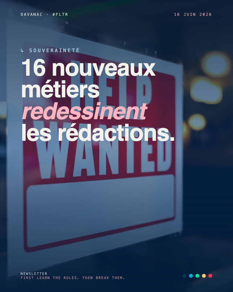 16 nouveaux métiers révèlent la transformation des rédactions par l'IA