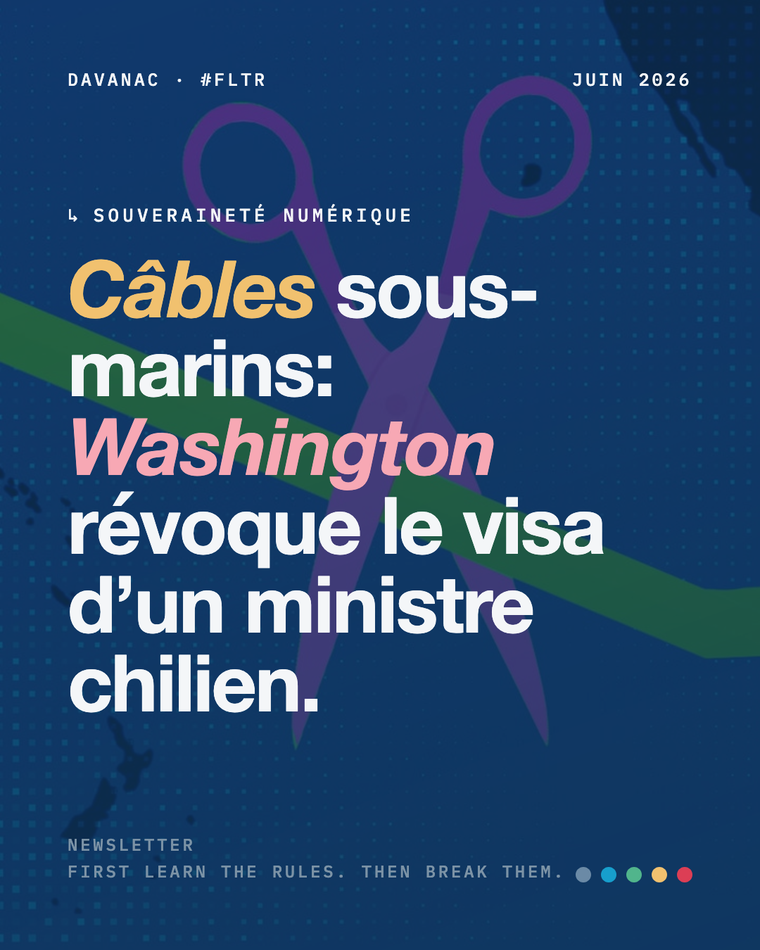 Câbles sous-marins : Washington sanctionne des fonctionnaires chiliens pour avoir évalué une offre chinoise