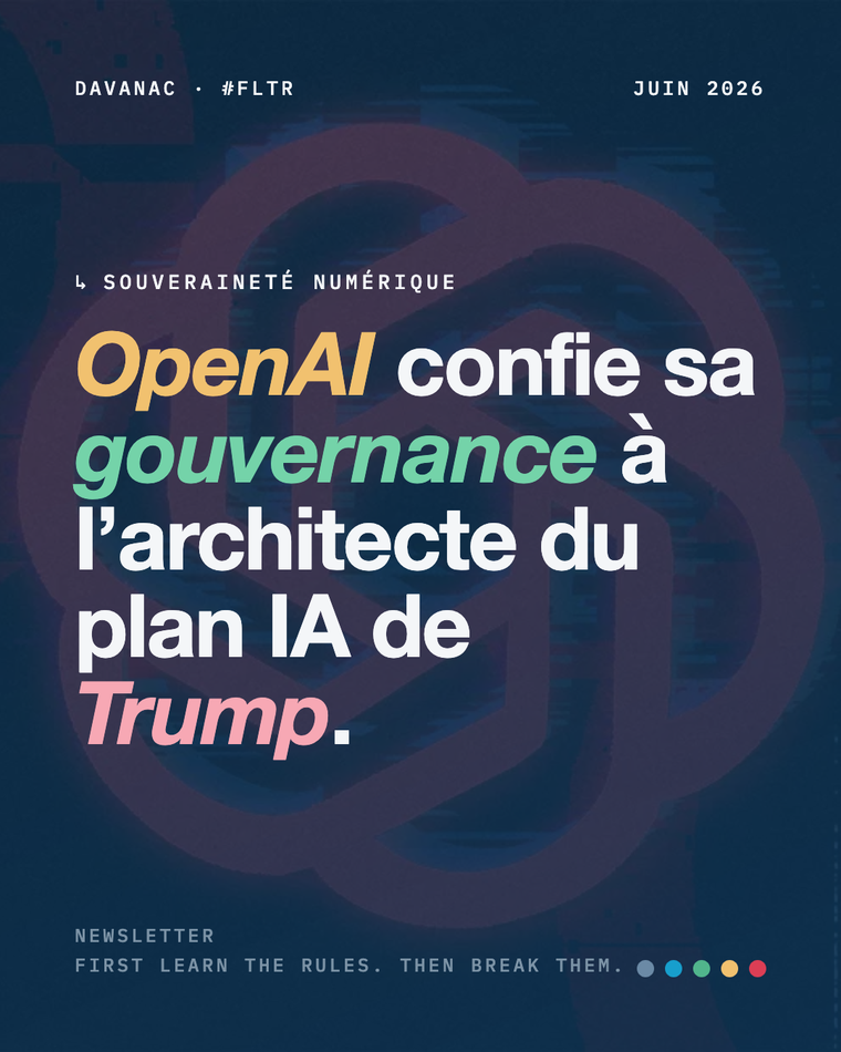 OpenAI recrute l'architecte de la politique IA de Trump pour définir sa gouvernance