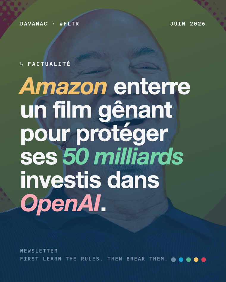 Amazon enterre un film gênant pour protéger ses 50 milliards investis dans OpenAI