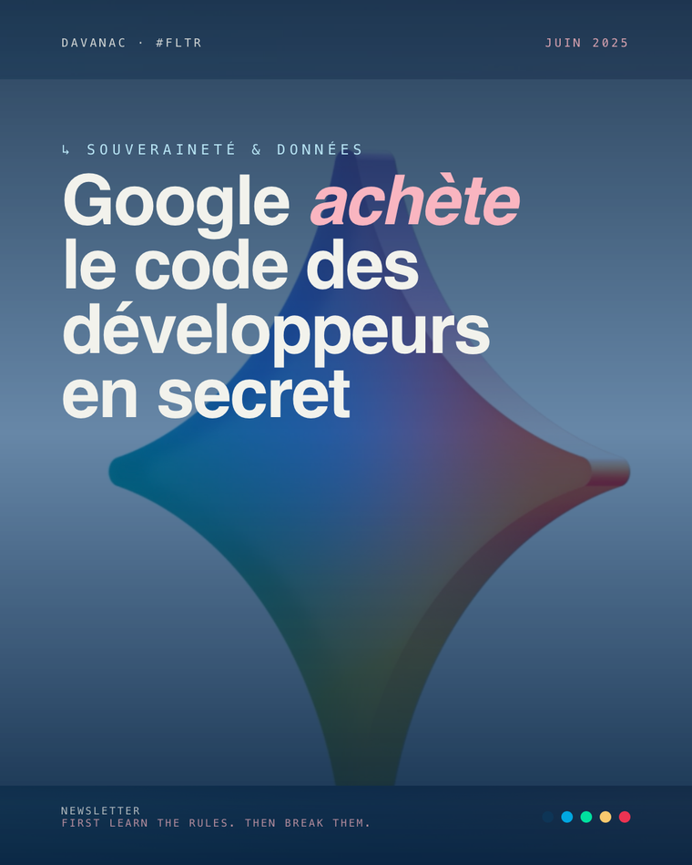 Google achète discrètement le code des développeurs pour nourrir son IA