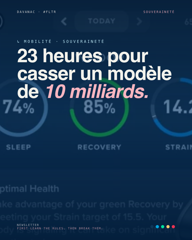 23 heures pour casser un modèle économique de 10 milliards